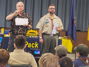 Bucks County Magic Show for a local Scout Blue and Gold Banquet